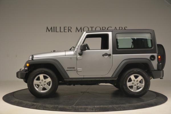 Used 2015 Jeep Wrangler Sport for sale Sold at McLaren Greenwich in Greenwich CT 06830 3