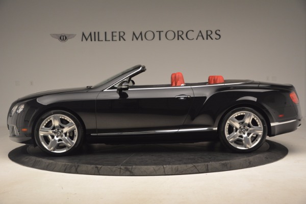 Used 2012 Bentley Continental GT W12 Convertible for sale Sold at McLaren Greenwich in Greenwich CT 06830 3