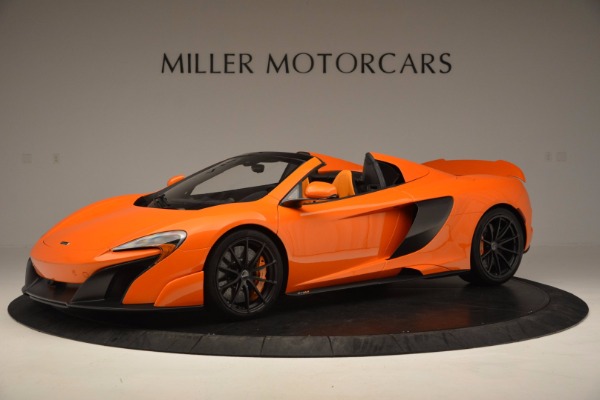 Used 2016 McLaren 675LT Spider Convertible for sale Sold at McLaren Greenwich in Greenwich CT 06830 1