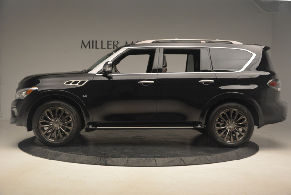 Used 2015 INFINITI QX80 Limited 4WD for sale Sold at McLaren Greenwich in Greenwich CT 06830 3