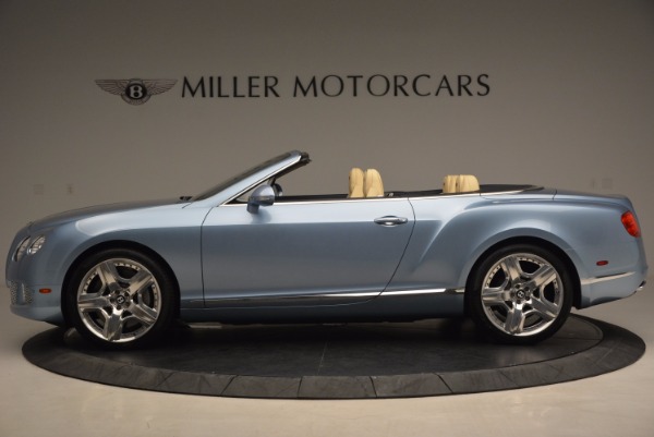 Used 2012 Bentley Continental GTC W12 for sale Sold at McLaren Greenwich in Greenwich CT 06830 3