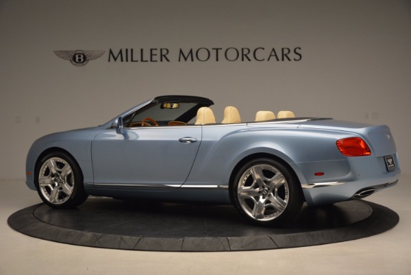 Used 2012 Bentley Continental GTC W12 for sale Sold at McLaren Greenwich in Greenwich CT 06830 4