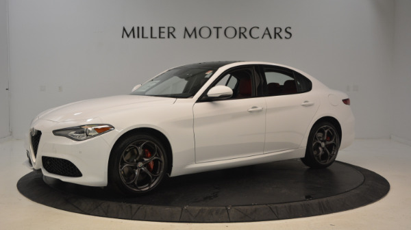 New 2017 Alfa Romeo Giulia Ti Sport Q4 for sale Sold at McLaren Greenwich in Greenwich CT 06830 2