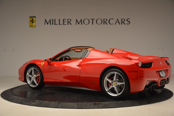 Used 2012 Ferrari 458 Spider for sale Sold at McLaren Greenwich in Greenwich CT 06830 4