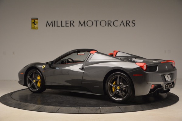 Used 2014 Ferrari 458 Spider for sale Sold at McLaren Greenwich in Greenwich CT 06830 4