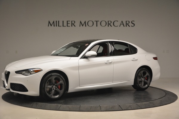 New 2018 Alfa Romeo Giulia Ti Sport Q4 for sale Sold at McLaren Greenwich in Greenwich CT 06830 2