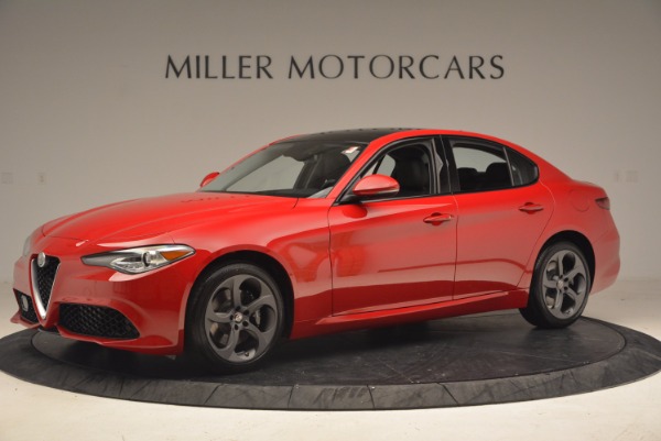 New 2018 Alfa Romeo Giulia Ti Sport Q4 for sale Sold at McLaren Greenwich in Greenwich CT 06830 2