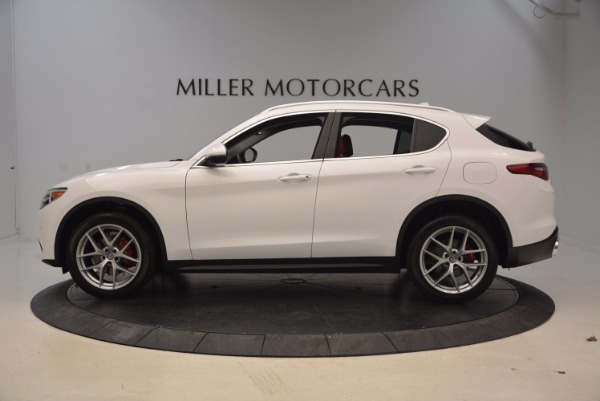 New 2018 Alfa Romeo Stelvio Ti Sport Q4 for sale Sold at McLaren Greenwich in Greenwich CT 06830 3