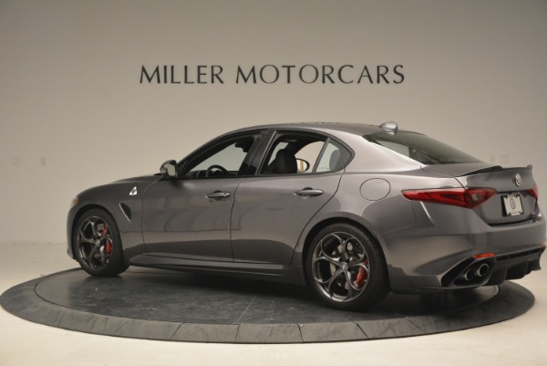 New 2018 Alfa Romeo Giulia Quadrifoglio for sale Sold at McLaren Greenwich in Greenwich CT 06830 4