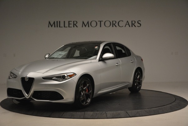 New 2018 Alfa Romeo Giulia Ti Sport Q4 for sale Sold at McLaren Greenwich in Greenwich CT 06830 2