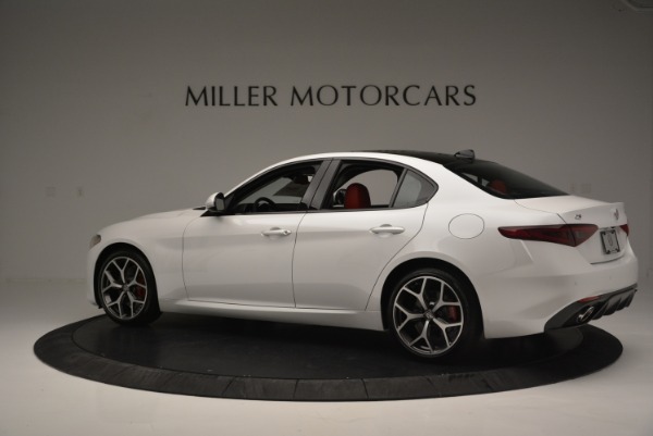 New 2018 Alfa Romeo Giulia Ti Sport Q4 for sale Sold at McLaren Greenwich in Greenwich CT 06830 4