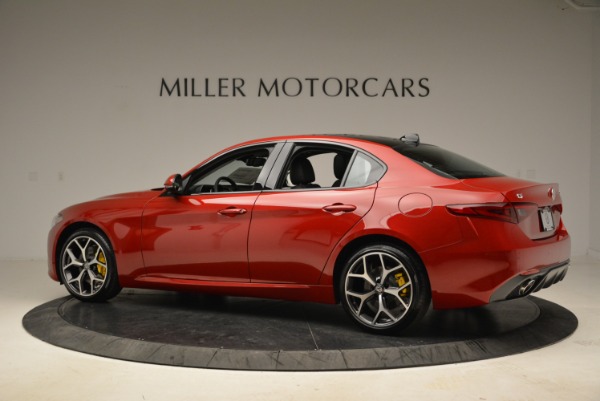 New 2018 Alfa Romeo Giulia Ti Sport Q4 for sale Sold at McLaren Greenwich in Greenwich CT 06830 4