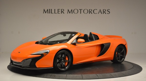 Used 2015 McLaren 650S Spider Convertible for sale Sold at McLaren Greenwich in Greenwich CT 06830 2