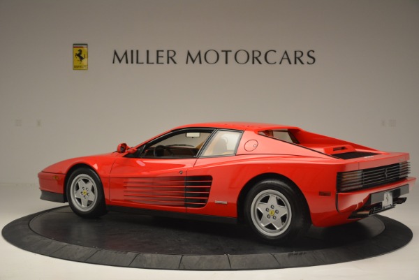 Used 1990 Ferrari Testarossa for sale Sold at McLaren Greenwich in Greenwich CT 06830 4