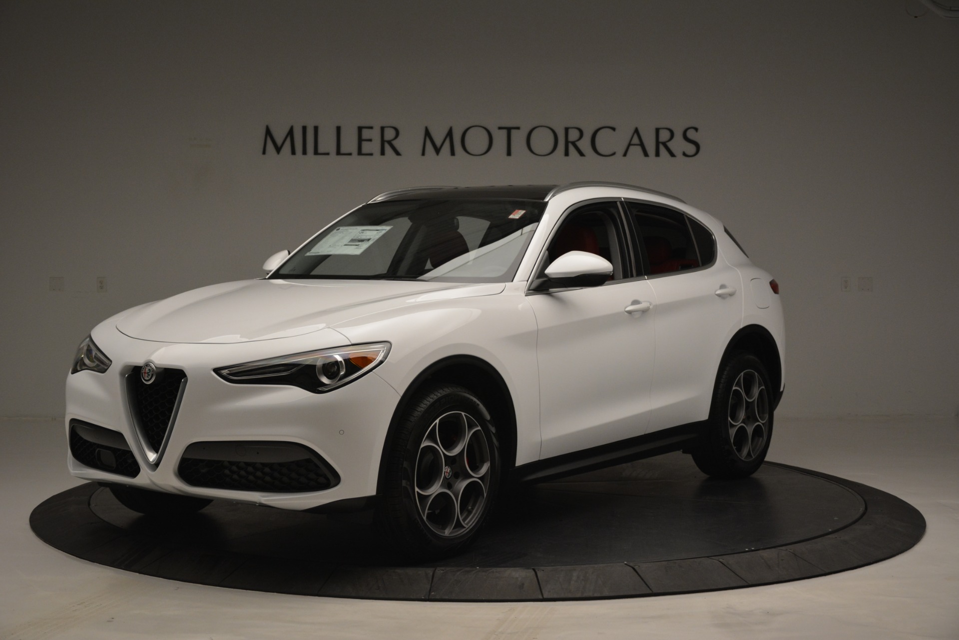 New 2019 Alfa Romeo Stelvio Q4 for sale Sold at McLaren Greenwich in Greenwich CT 06830 1