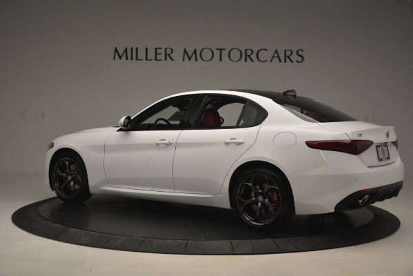 New 2019 Alfa Romeo Giulia Ti Sport Q4 for sale Sold at McLaren Greenwich in Greenwich CT 06830 4