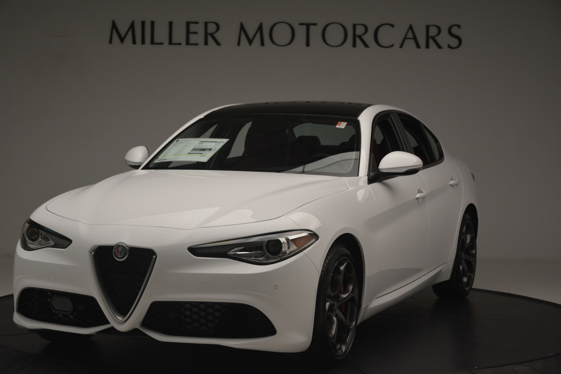 New 2019 Alfa Romeo Giulia Ti Sport Q4 for sale Sold at McLaren Greenwich in Greenwich CT 06830 1