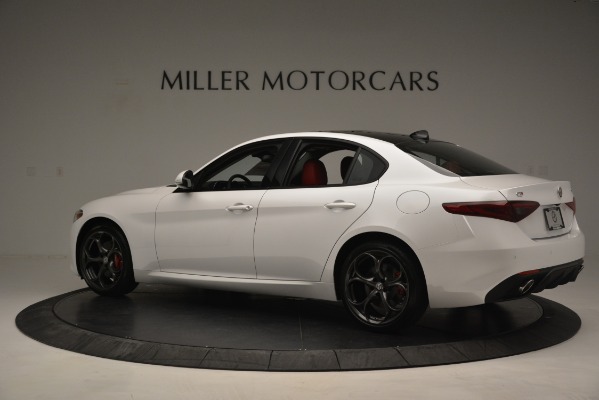 New 2019 Alfa Romeo Giulia Ti Sport Q4 for sale Sold at McLaren Greenwich in Greenwich CT 06830 4