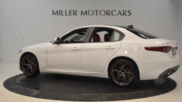 New 2019 Alfa Romeo Giulia Ti Sport Q4 for sale Sold at McLaren Greenwich in Greenwich CT 06830 4