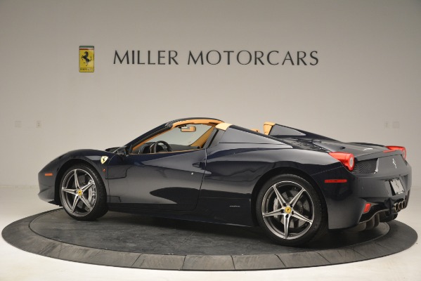 Used 2014 Ferrari 458 Spider for sale Sold at McLaren Greenwich in Greenwich CT 06830 4