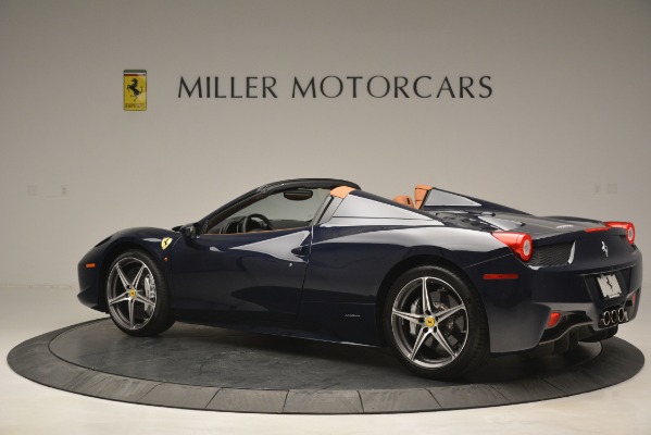 Used 2014 Ferrari 458 Spider for sale Sold at McLaren Greenwich in Greenwich CT 06830 4