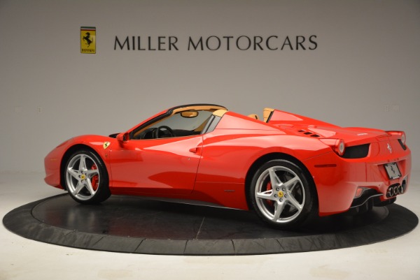 Used 2013 Ferrari 458 Spider for sale Sold at McLaren Greenwich in Greenwich CT 06830 4
