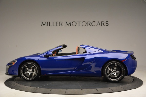 Used 2015 McLaren 650S Spider Convertible for sale Sold at McLaren Greenwich in Greenwich CT 06830 3
