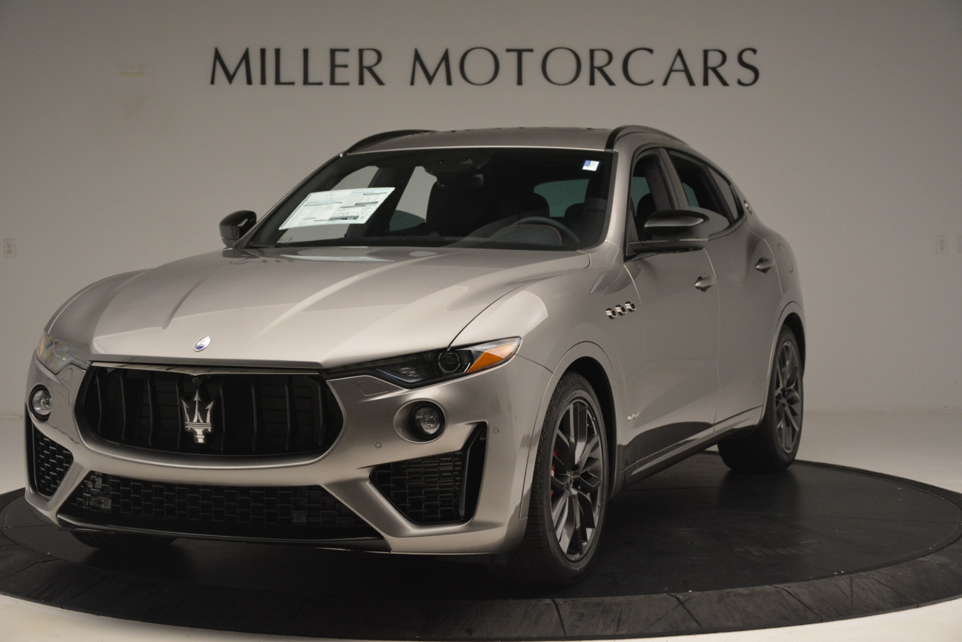 New 2019 Maserati Levante SQ4 GranSport Nerissimo for sale Sold at McLaren Greenwich in Greenwich CT 06830 1