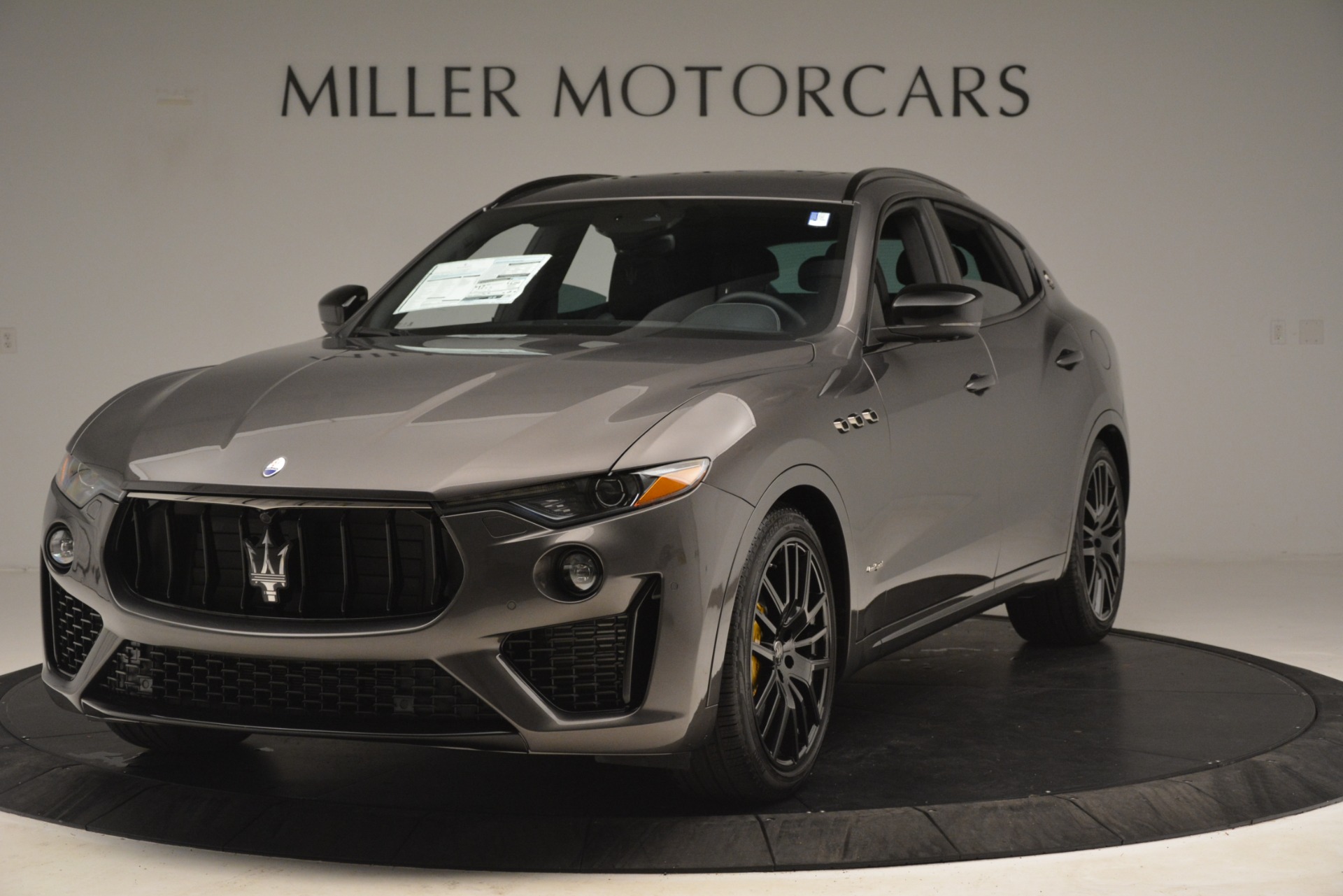 New 2019 Maserati Levante SQ4 GranSport Nerissimo for sale Sold at McLaren Greenwich in Greenwich CT 06830 1