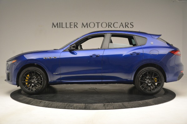 New 2019 Maserati Levante SQ4 GranSport Nerissimo for sale Sold at McLaren Greenwich in Greenwich CT 06830 3