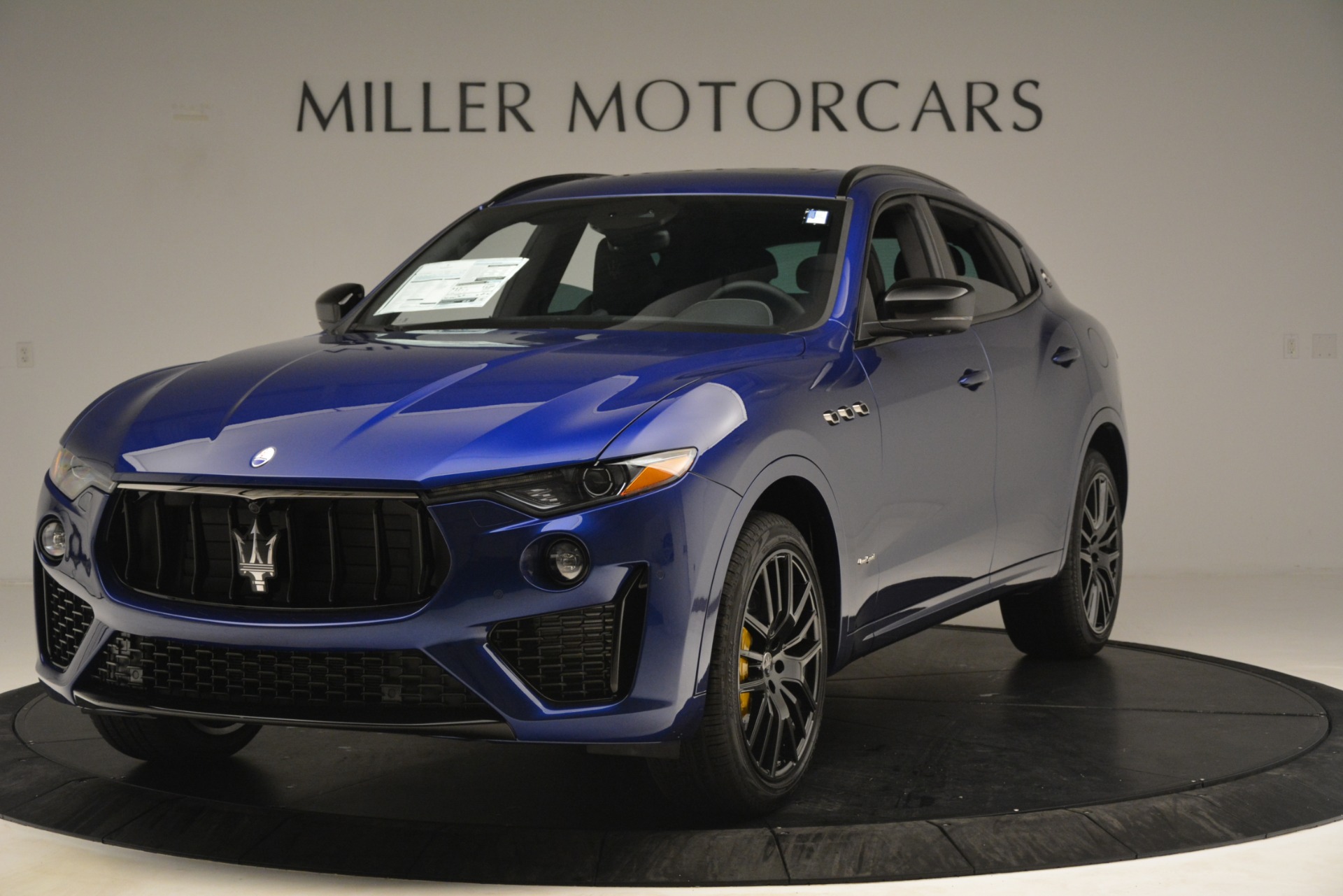 New 2019 Maserati Levante SQ4 GranSport Nerissimo for sale Sold at McLaren Greenwich in Greenwich CT 06830 1