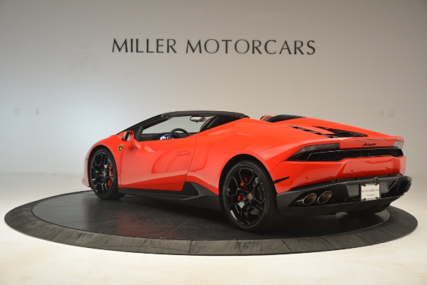 Used 2017 Lamborghini Huracan LP 610-4 Spyder for sale Sold at McLaren Greenwich in Greenwich CT 06830 3