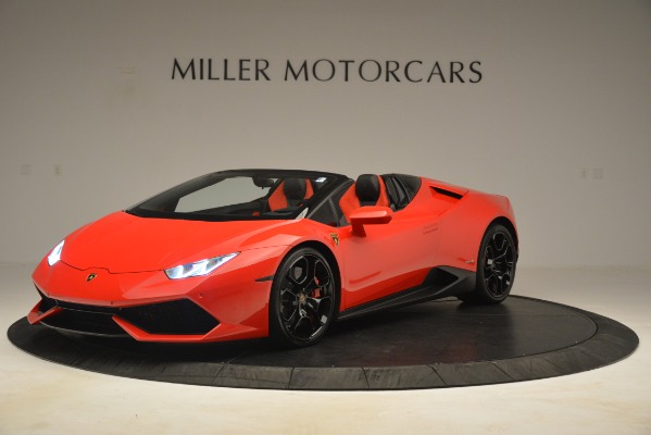 Used 2017 Lamborghini Huracan LP 610-4 Spyder for sale Sold at McLaren Greenwich in Greenwich CT 06830 1