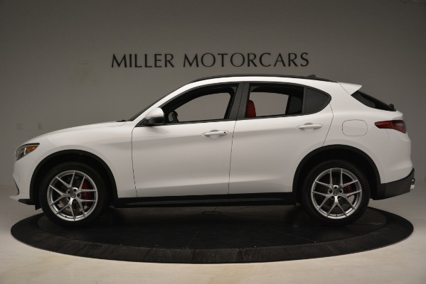 New 2019 Alfa Romeo Stelvio Ti Sport Q4 for sale Sold at McLaren Greenwich in Greenwich CT 06830 3