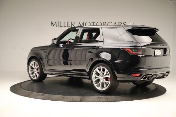 Used 2019 Land Rover Range Rover Sport SVR for sale Sold at McLaren Greenwich in Greenwich CT 06830 4