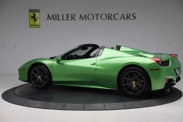 Used 2015 Ferrari 458 Spider for sale Sold at McLaren Greenwich in Greenwich CT 06830 4