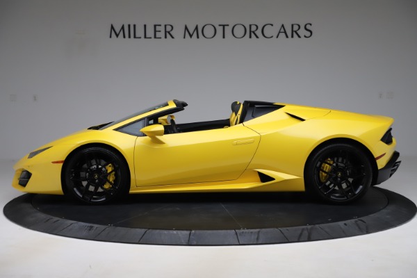 Used 2018 Lamborghini Huracan LP 580-2 Spyder for sale Sold at McLaren Greenwich in Greenwich CT 06830 3