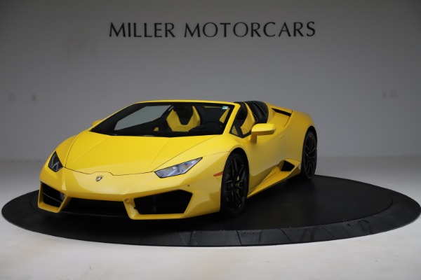 Used 2018 Lamborghini Huracan LP 580-2 Spyder for sale Sold at McLaren Greenwich in Greenwich CT 06830 1