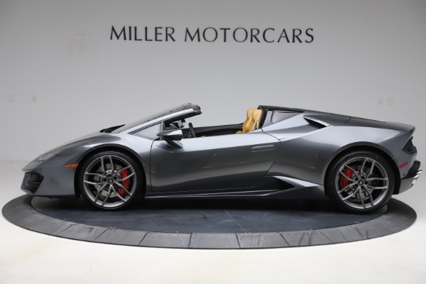 Used 2018 Lamborghini Huracan LP 580-2 Spyder for sale Sold at McLaren Greenwich in Greenwich CT 06830 3