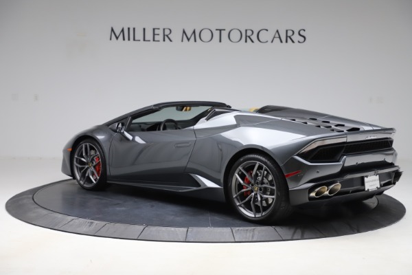 Used 2018 Lamborghini Huracan LP 580-2 Spyder for sale Sold at McLaren Greenwich in Greenwich CT 06830 4