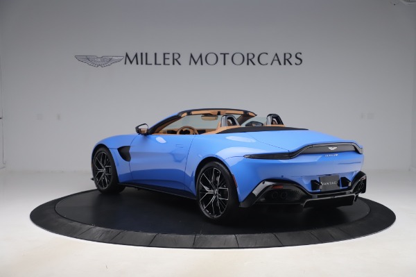 New 2021 Aston Martin Vantage Roadster for sale Call for price at McLaren Greenwich in Greenwich CT 06830 4