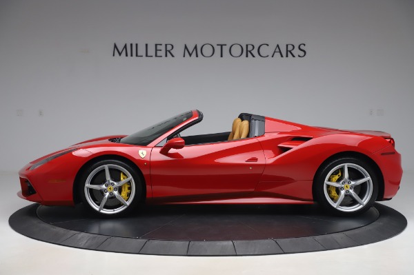 Used 2018 Ferrari 488 Spider Base for sale Sold at McLaren Greenwich in Greenwich CT 06830 3
