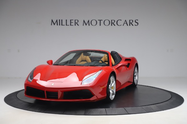 Used 2018 Ferrari 488 Spider Base for sale Sold at McLaren Greenwich in Greenwich CT 06830 1