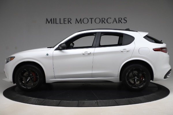 New 2020 Alfa Romeo Stelvio Quadrifoglio for sale $89,145 at McLaren Greenwich in Greenwich CT 06830 3
