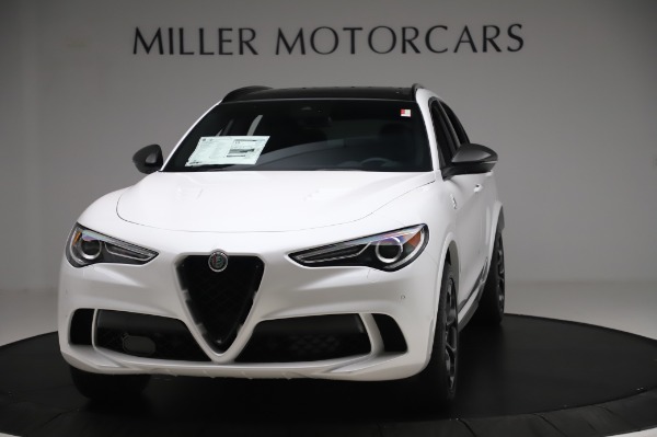 New 2020 Alfa Romeo Stelvio Quadrifoglio for sale $89,145 at McLaren Greenwich in Greenwich CT 06830 1