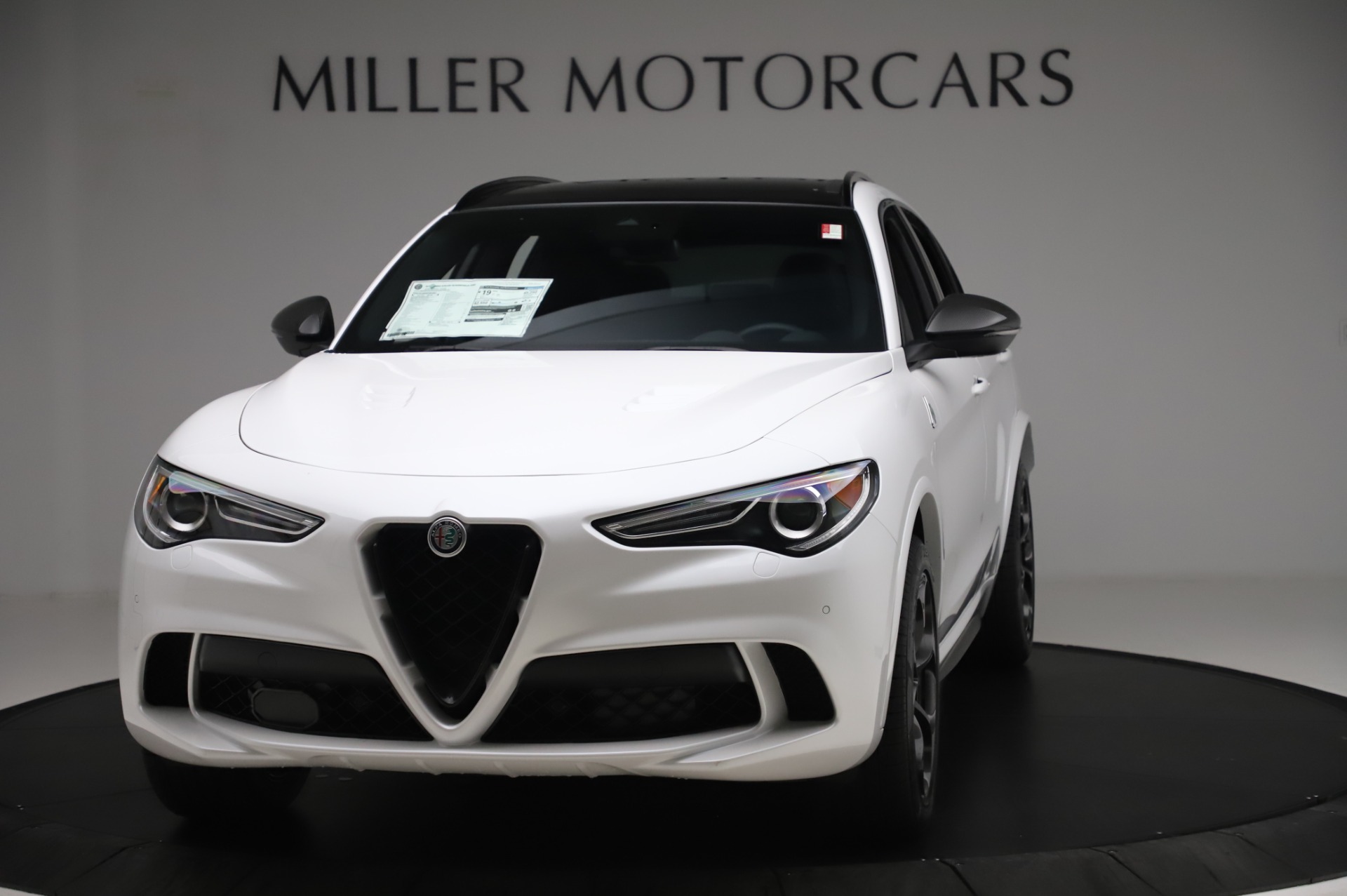 New 2020 Alfa Romeo Stelvio Quadrifoglio for sale $89,145 at McLaren Greenwich in Greenwich CT 06830 1