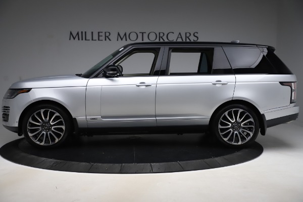 Used 2019 Land Rover Range Rover Supercharged LWB for sale Sold at McLaren Greenwich in Greenwich CT 06830 3