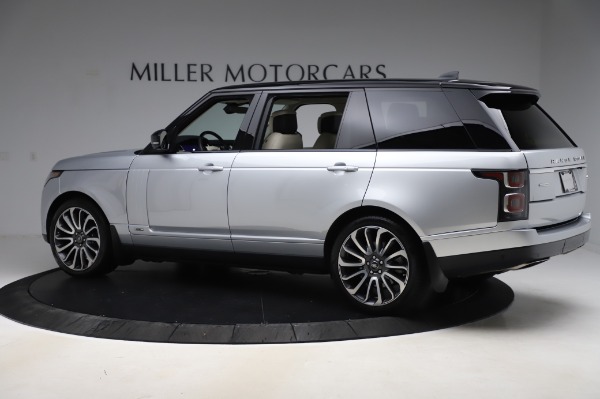 Used 2019 Land Rover Range Rover Supercharged LWB for sale Sold at McLaren Greenwich in Greenwich CT 06830 4