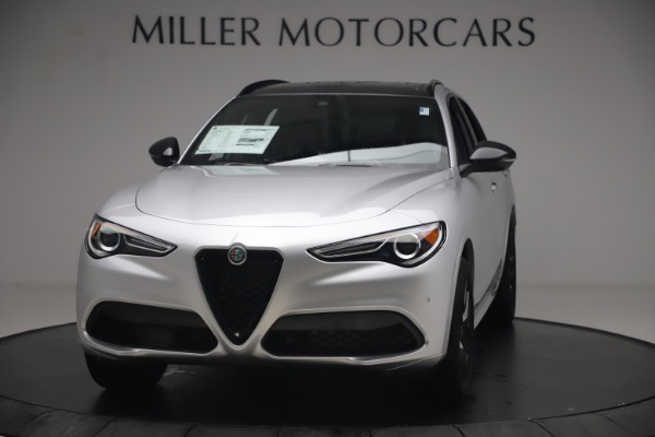 New 2020 Alfa Romeo Stelvio Ti Sport Q4 for sale $54,795 at McLaren Greenwich in Greenwich CT 06830 1
