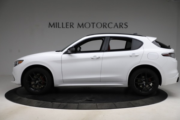 New 2021 Alfa Romeo Stelvio Ti Sport Q4 for sale Sold at McLaren Greenwich in Greenwich CT 06830 3